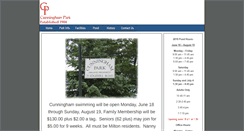 Desktop Screenshot of cunninghampark.org